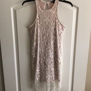 NWOT Express White Lace Dress